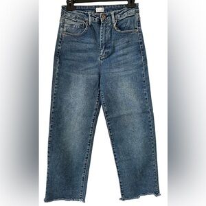 Tilly's West of MELROSE Blue Straight Leg girls blue Jeans. Size 26.